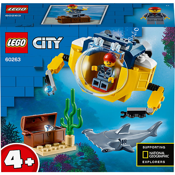 

Конструктор LEGO City 60263: Океан. Мини-подлодка