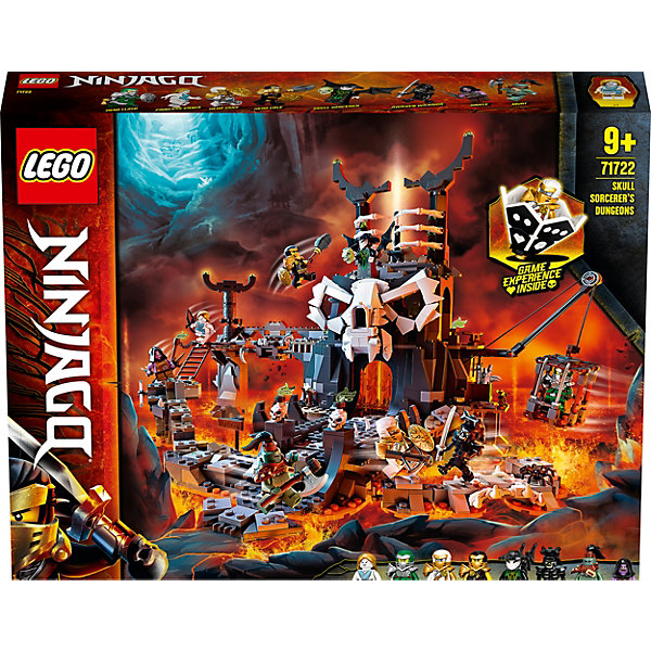 

Конструктор LEGO NINJAGO Подземелье колдуна-скелета 71722, 1171 элемент