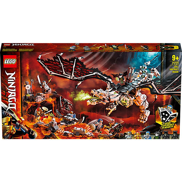 

Конструктор LEGO NINJAGO Дракон чародея-скелета 71721, 1016 элементов