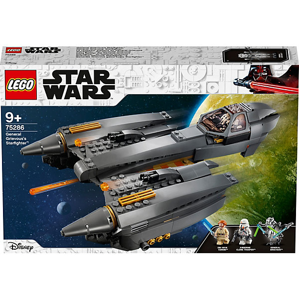 

Конструктор LEGO Star Wars 75286: Звёздный истребитель генерала Гривуса