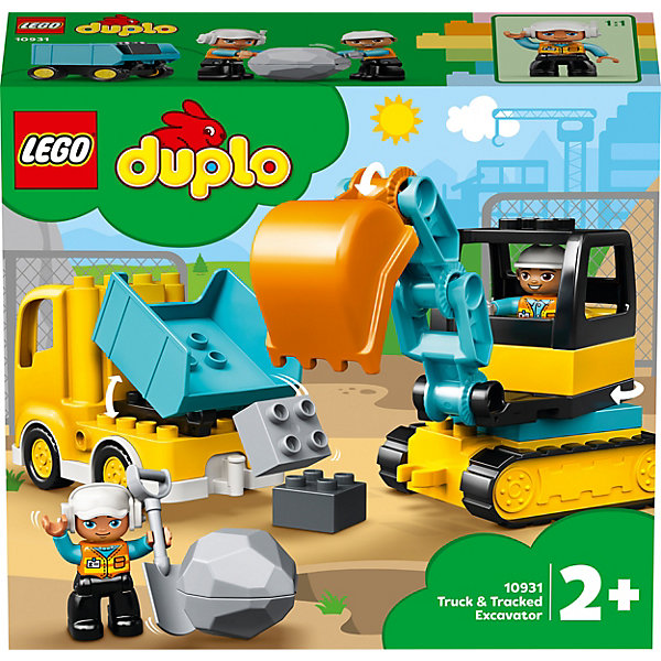 

Конструктор LEGO DUPLO Town Грузовик и гусеничный экскаватор 10931