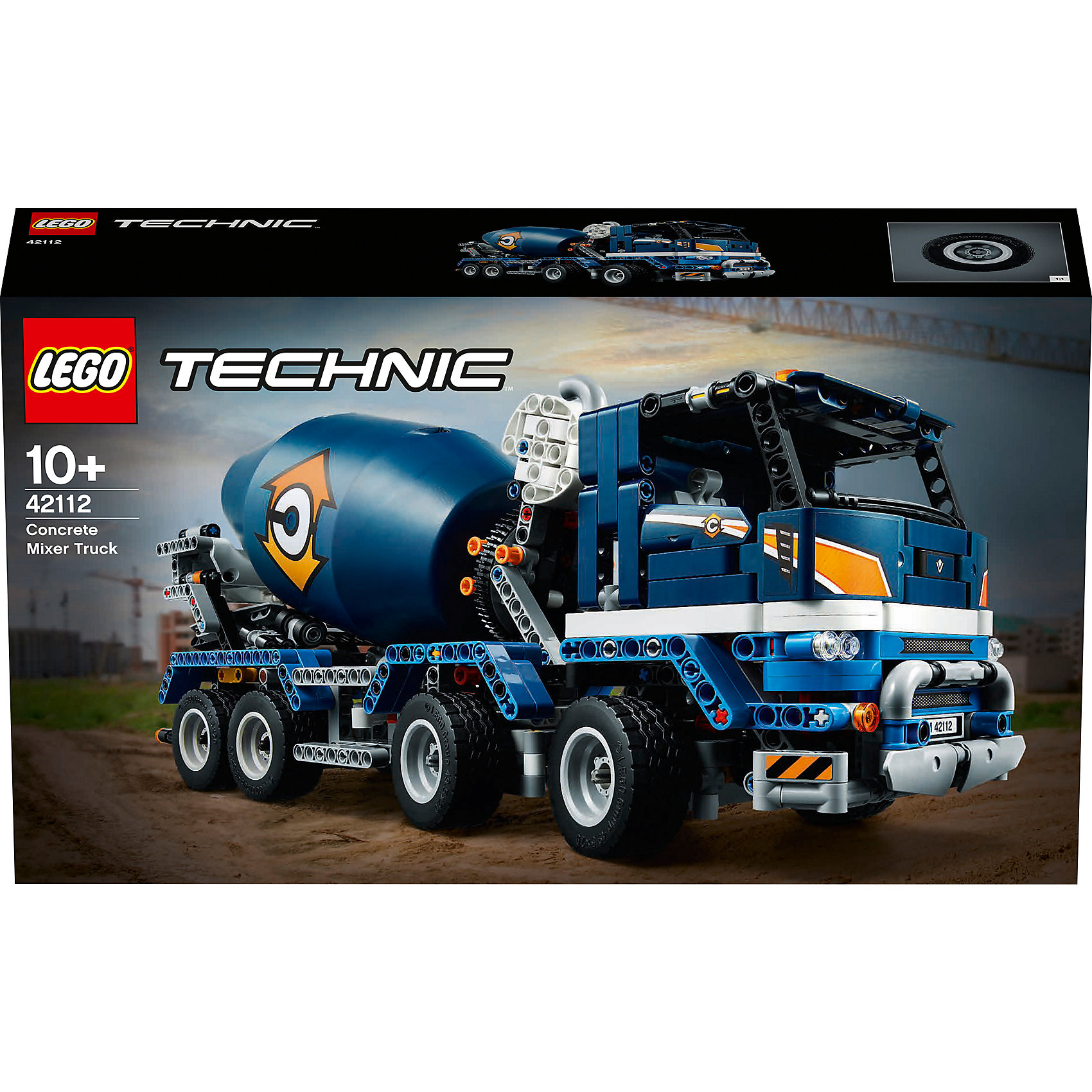 фото Конструктор lego technic 42112: бетономешалка