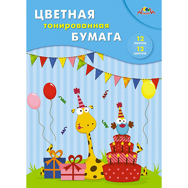 

Цветная бумага Апплика "Праздник" А4, 12 цветов, Разноцветный, Цветная бумага Апплика "Праздник" А4, 12 цветов