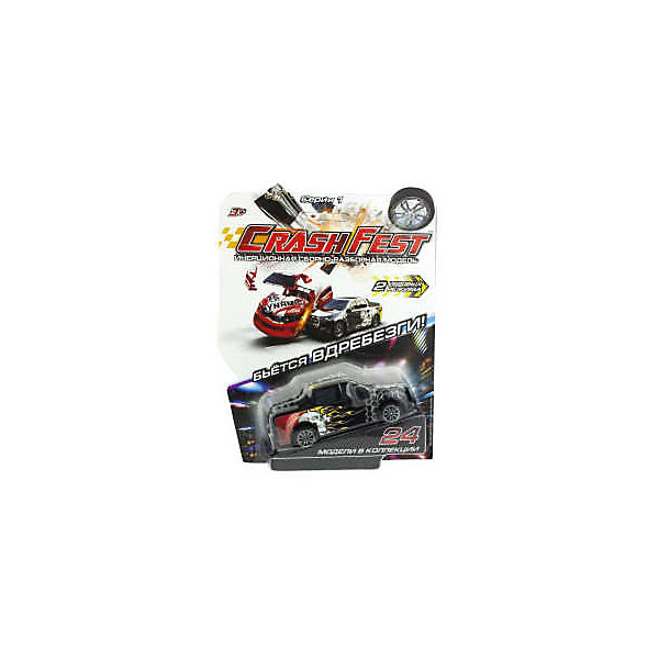 

Машинка инерционная 1TOY CrashFest, Разноцветный, Машинка инерционная 1TOY CrashFest
