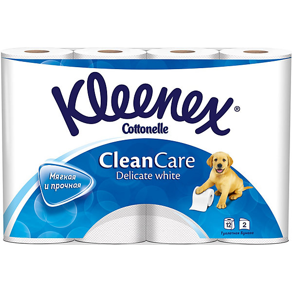 

Туалетная бумага Kleenex Delicate White 2 слоя, 12 шт, Разноцветный, Туалетная бумага Kleenex Delicate White 2 слоя, 12 шт