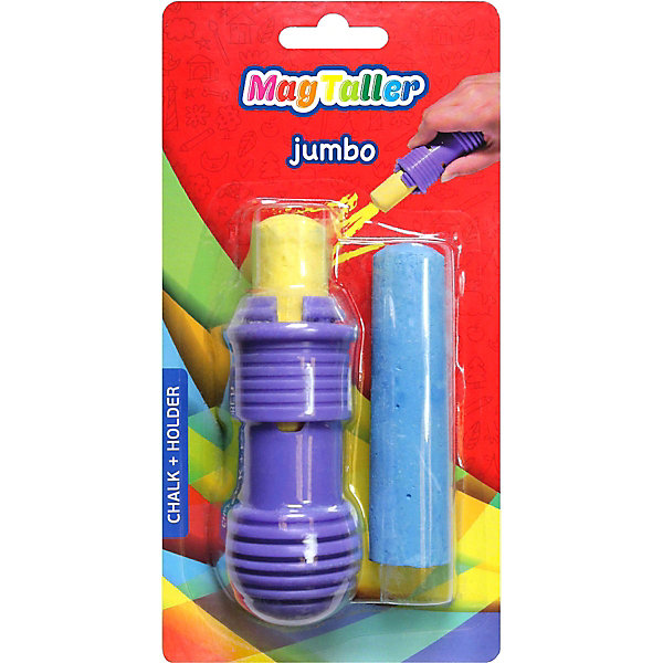 

Мел цветной MagTaller Jumbo, 2 цвета, Разноцветный, Мел цветной MagTaller Jumbo, 2 цвета