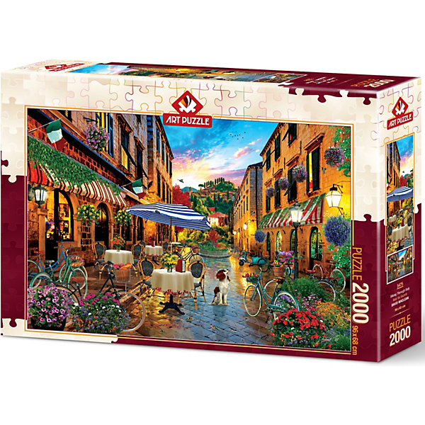 

Пазл Art Puzzle Езда на велосипеде по Италии, 2000 деталей