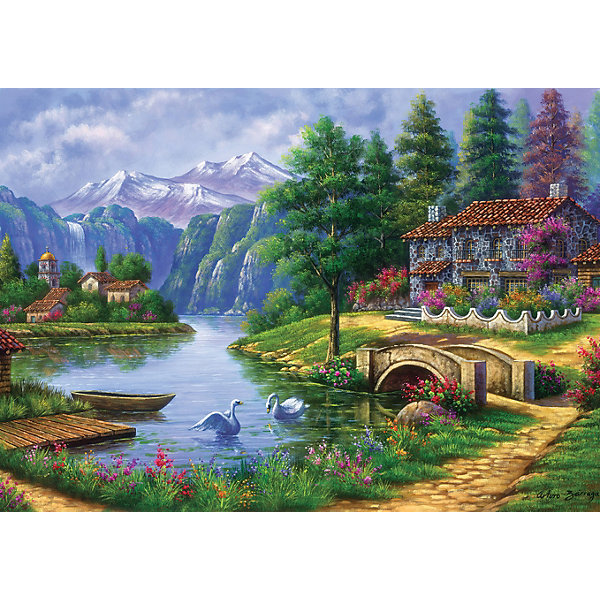 

Пазл Art Puzzle Деревня у озера, 1500 деталей