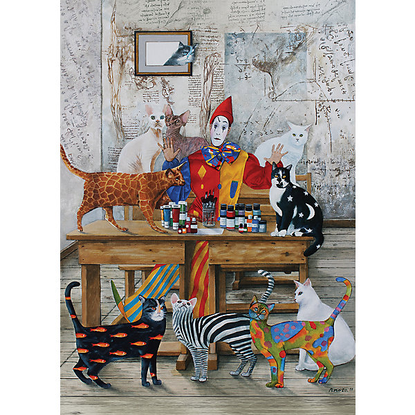 

Пазл Art Puzzle Цветные кошки, 260 деталей