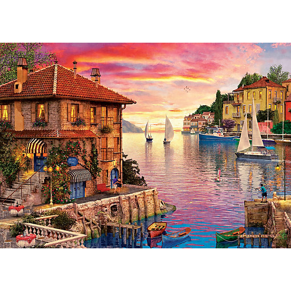 фото Пазл art puzzle средиземноморская гавань, 1500 деталей