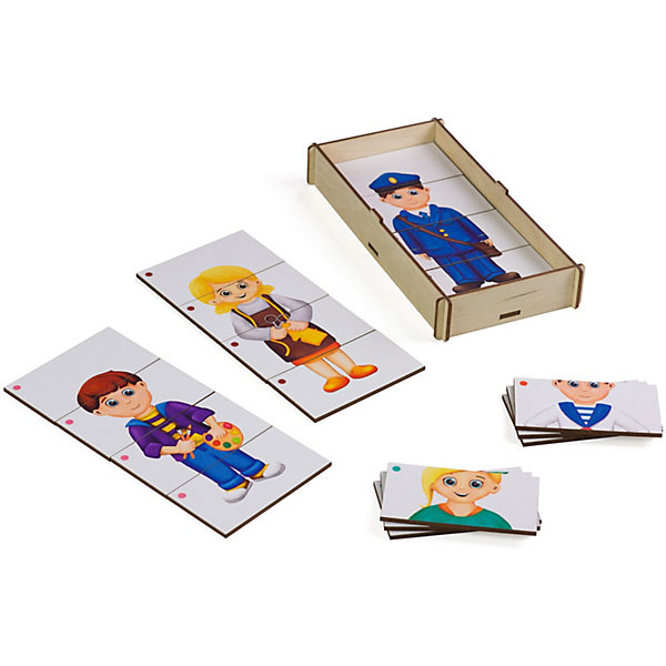 

Игровой набор Paremo "Составные картинки" Профессии-3