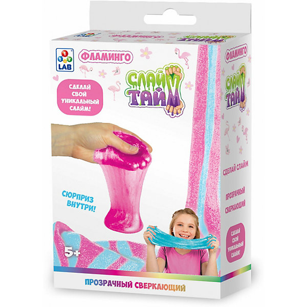 

Набор 1Toy "Слайм тайм" Фламинго, Разноцветный, Набор 1Toy "Слайм тайм" Фламинго