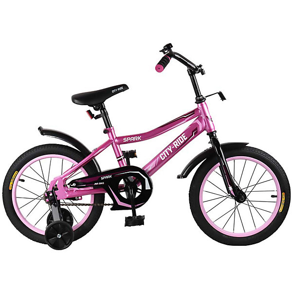 

Двухколёсный велосипед City-Ride Spark 16, Розовый, Двухколёсный велосипед City-Ride Spark 16"