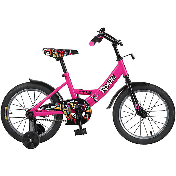 

Двухколёсный велосипед City-Ride Roadie 16, Розовый, Двухколёсный велосипед City-Ride Roadie 16"