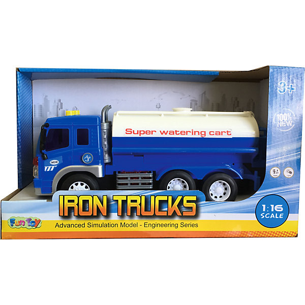 

Грузовик Fun Toy с цистерной, 1:16, Разноцветный, Грузовик Fun Toy с цистерной, 1:16