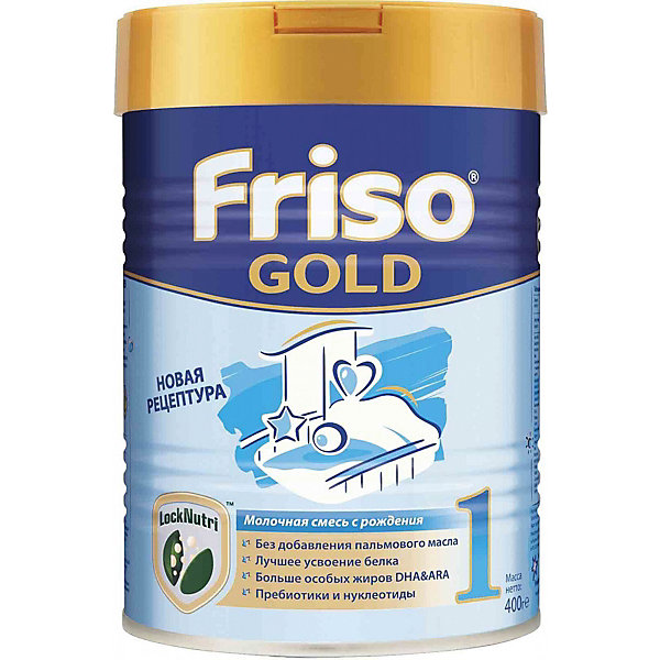 Молочная смесь Gold 1, с 0 мес, 400 г Friso 15149278