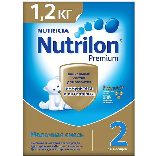 

Молочная смесь Nutrilon Premium 2, с 6 мес, 1200 г