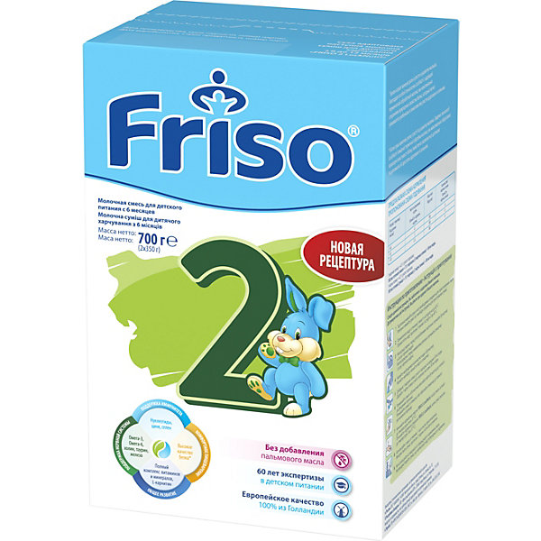 Молочная смесь лак 2, с 6 мес, 700 г Friso 15149299