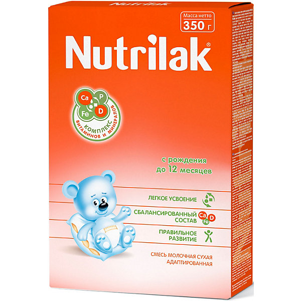 

Молочная смесь Nutrilak, с 0 мес, 350 г
