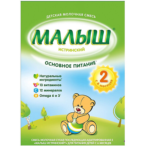 

Молочная смесь Малыш Истринский 2, с 6 мес, 350 г
