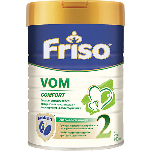 

Молочная смесь Friso VOM 2 Comfort, с 6 мес, 800 г
