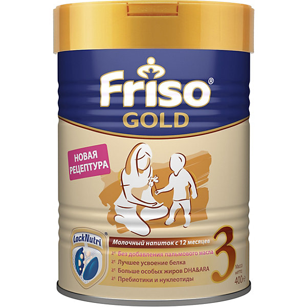 Молочный напиток Gold 3, с 12 мес, 400 г Friso 15149358