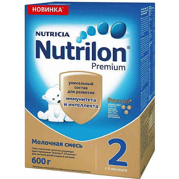 

Молочная смесь Nutrilon Premium 2, с 6 мес, 600 г