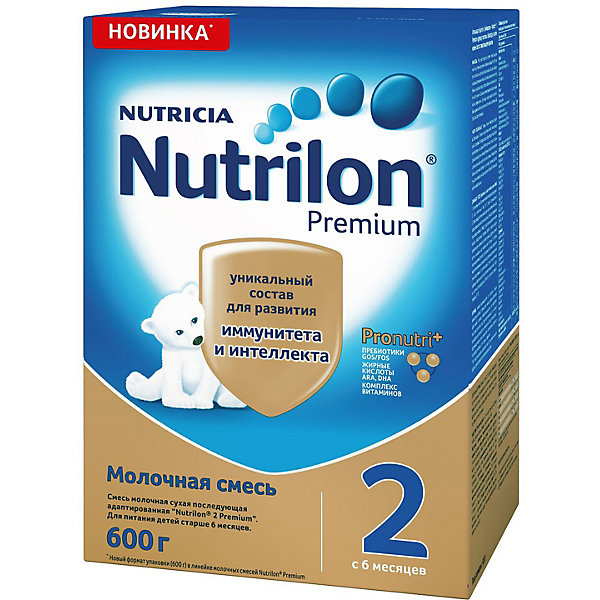 Молочная смесь Premium 2, с 6 мес, 600 г Nutrilon 15149367