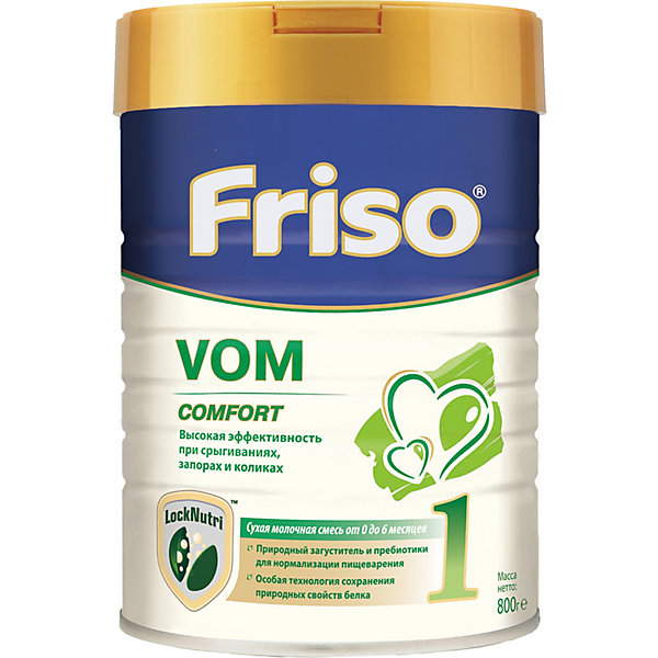 

Молочная смесь Friso VOM 1 Comfort, с 0 мес, 800 г