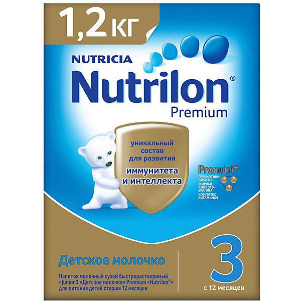 фото Детское молочко nutrilon premium 3, с 12 мес, 1200 г
