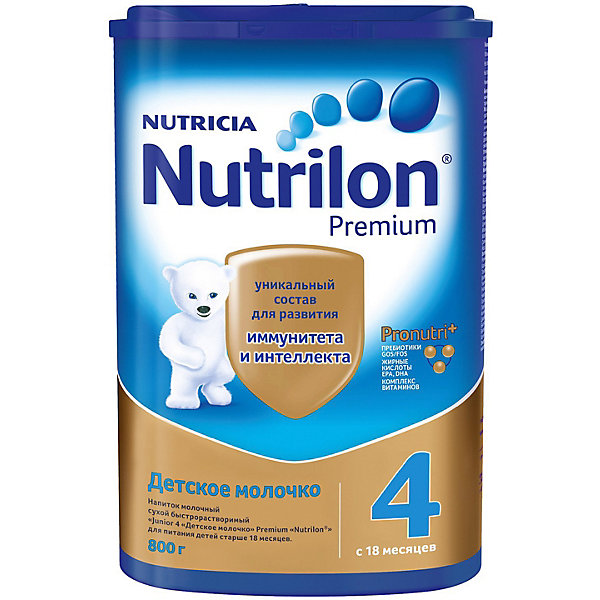 

Детское молочко Nutrilon Junior Premium 4, с 18 мес, 800 г