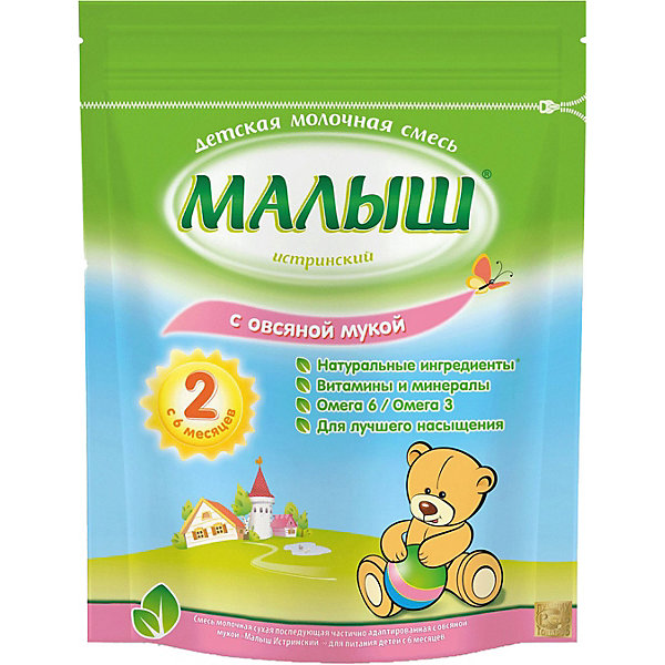 

Молочная смесь с овсяной мукой Малыш Истринский, с 6 мес, 350 г