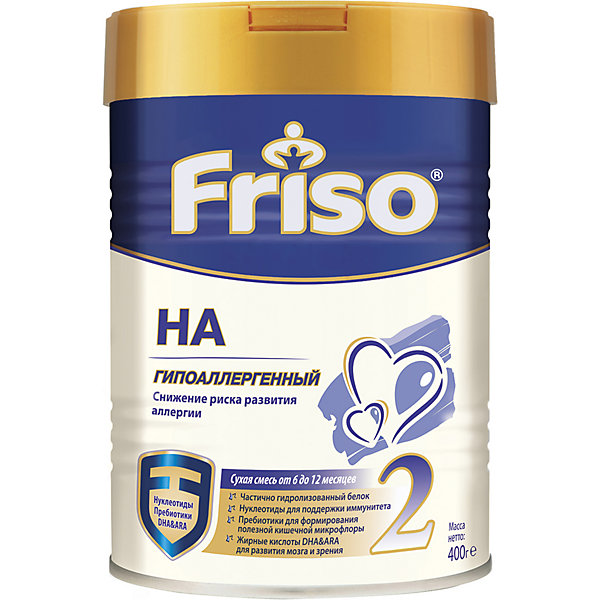 

Молочная смесь Friso Фрисолак 2 ГА, с 6 мес, 400 г