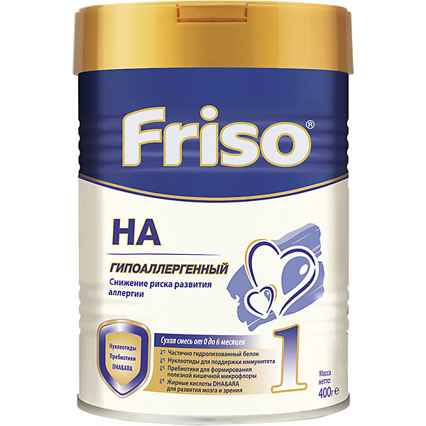 

Молочная смесь Friso Фрисолак 1 ГА, с 0 мес, 400 г
