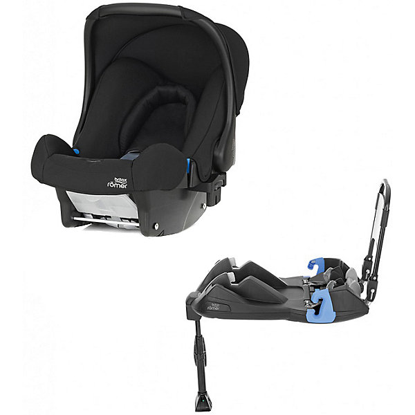 фото Автокресло britax romer baby-safe cosmos black 0-13 кг с ременной базой britax römer