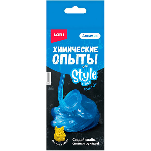 

Химические опыты Lori Style Slime Голубой, Разноцветный, Химические опыты Lori Style Slime Голубой