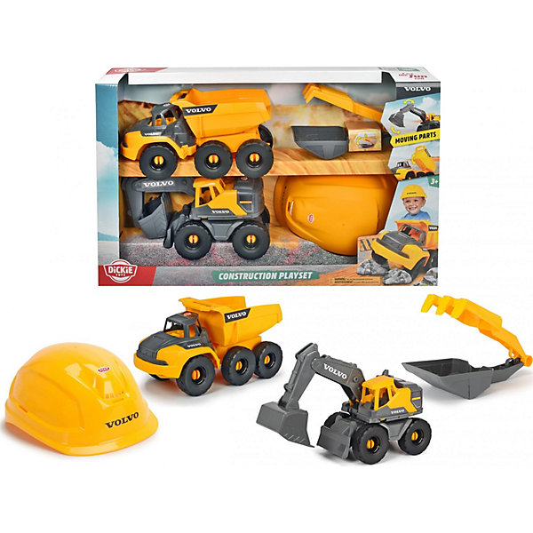 фото Набор dickie toys construction volvo