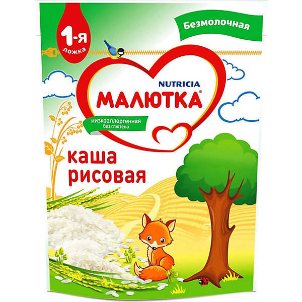 

Каша Малютка рисовая, с 4 мес