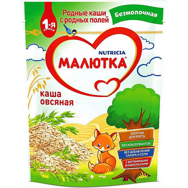 

Каша Малютка овсяная, с 5 мес