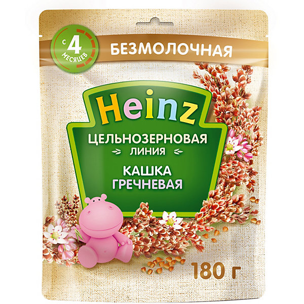 

Каша Heinz цельнозерновая гречневая, с 4 мес