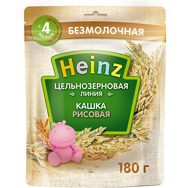 

Каша Heinz цельнозерновая рисовая, с 4 мес