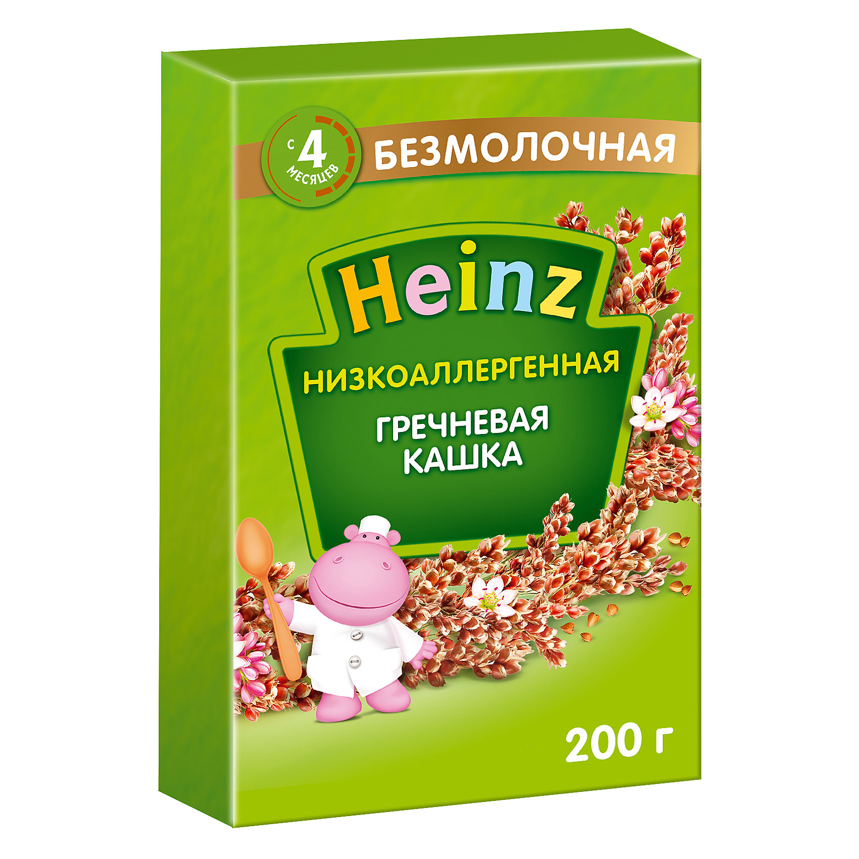 фото Каша heinz низкоаллергенная гречневая, с 4 мес