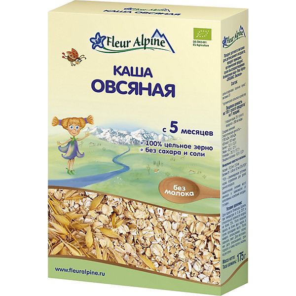 

Каша Fleur Alpine овсяная, с 5 мес