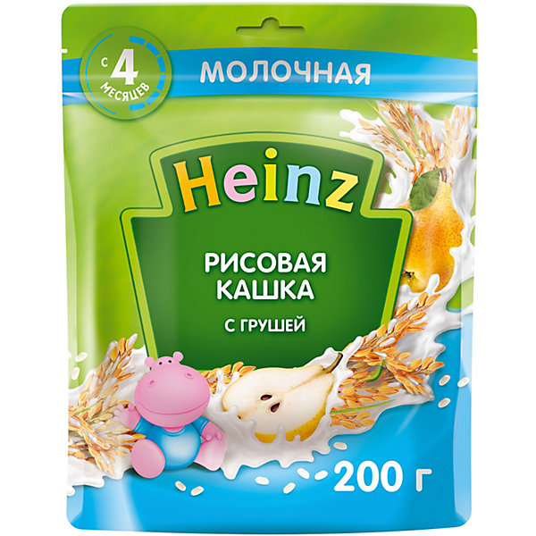 Каша Heinz молочная рисовая груша и Омега 3, с 4 мес 15278880