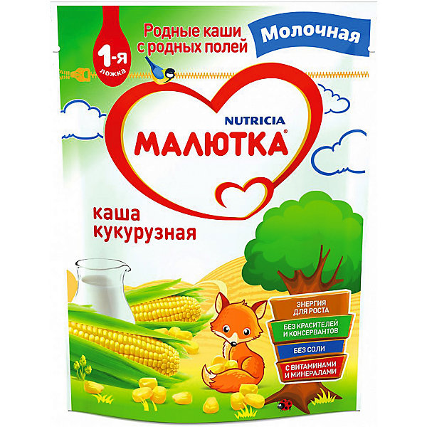 

Каша Малютка молочная кукурузная, с 5 мес
