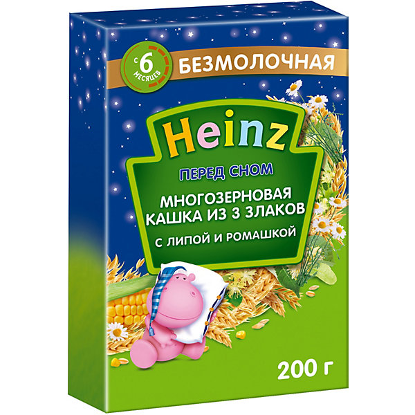 

Каша Heinz многозерновая 3 злака с липой и ромашкой, с 6 мес
