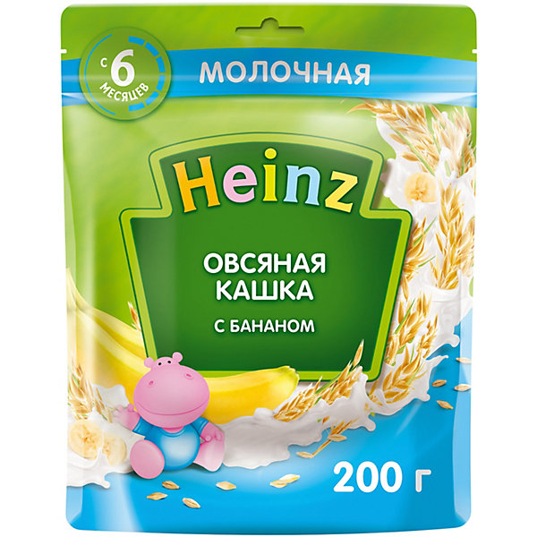 

Каша Heinz молочная овсяная банан и Омега 3, с 6 мес