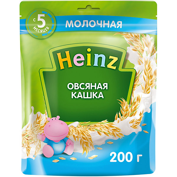 фото Каша heinz молочная овсяная с омега 3, с 5 мес