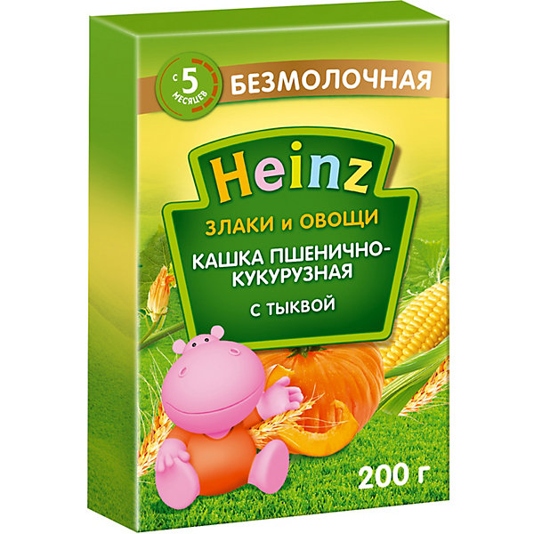

Каша Heinz пшенично-кукурузная с тыквой, с 5 мес