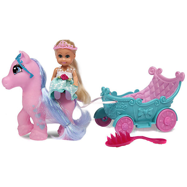 Игровой набор с куклой "Принцесса в карете", 11,5 см Sparkle Girlz 15279140